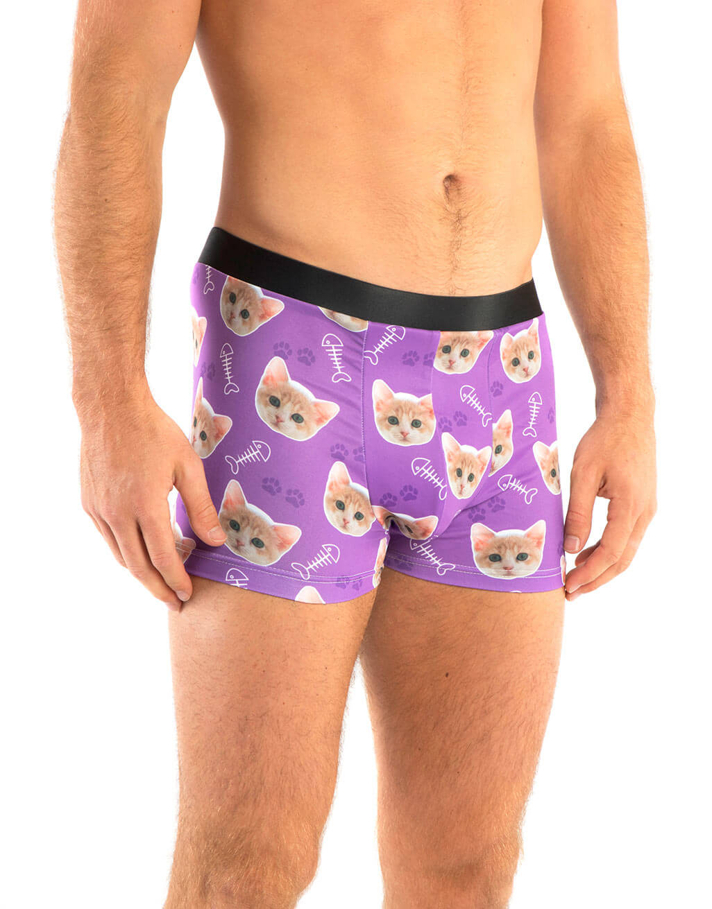 Your Cat on Custom Boxers - Personalized Boxers