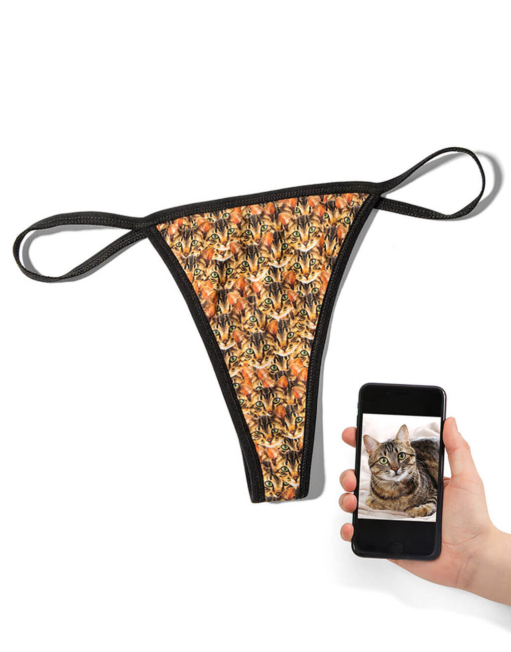 Cat Mash Custom Thong