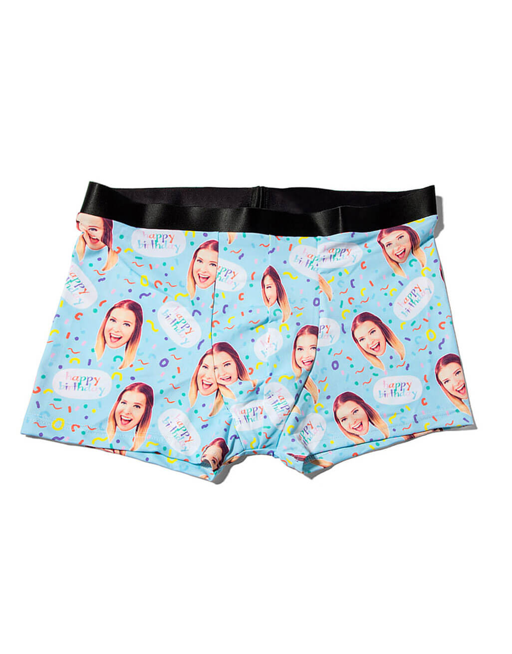 Happy Birthday Face Custom Boxers