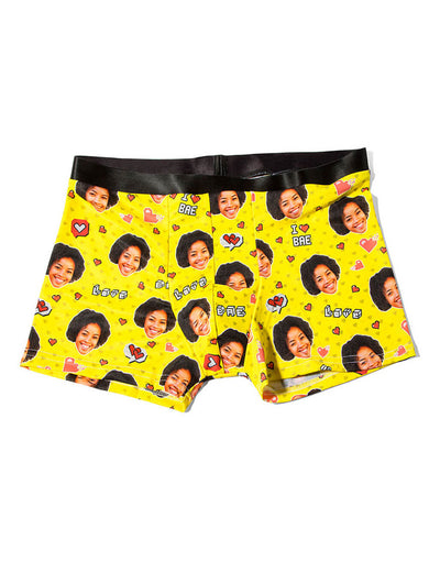 I Love Bae Custom Boxer