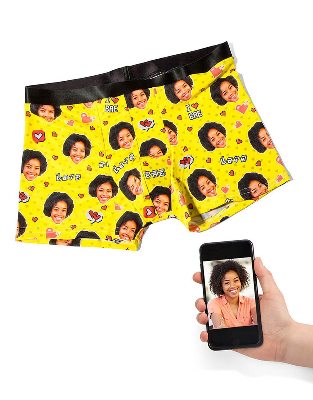 I Love Bae Custom Boxers