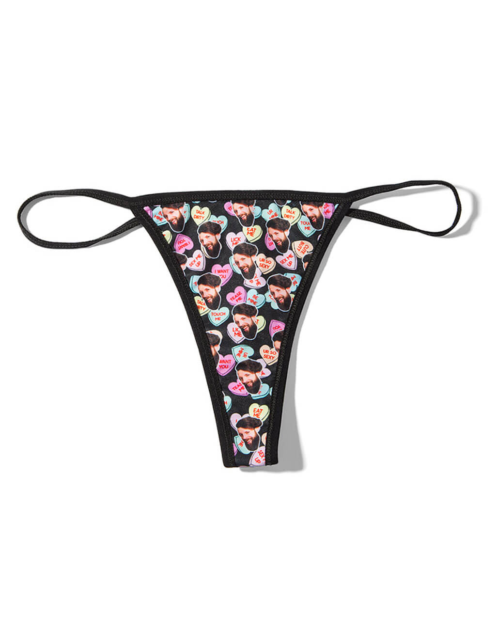 Naughty Love Hearts Custom Thong