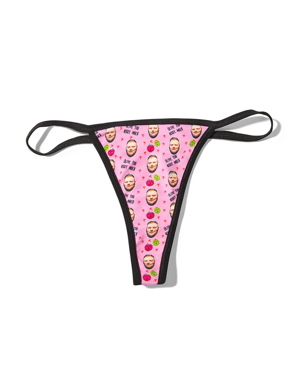 Olive You Berry Much Custom Thong