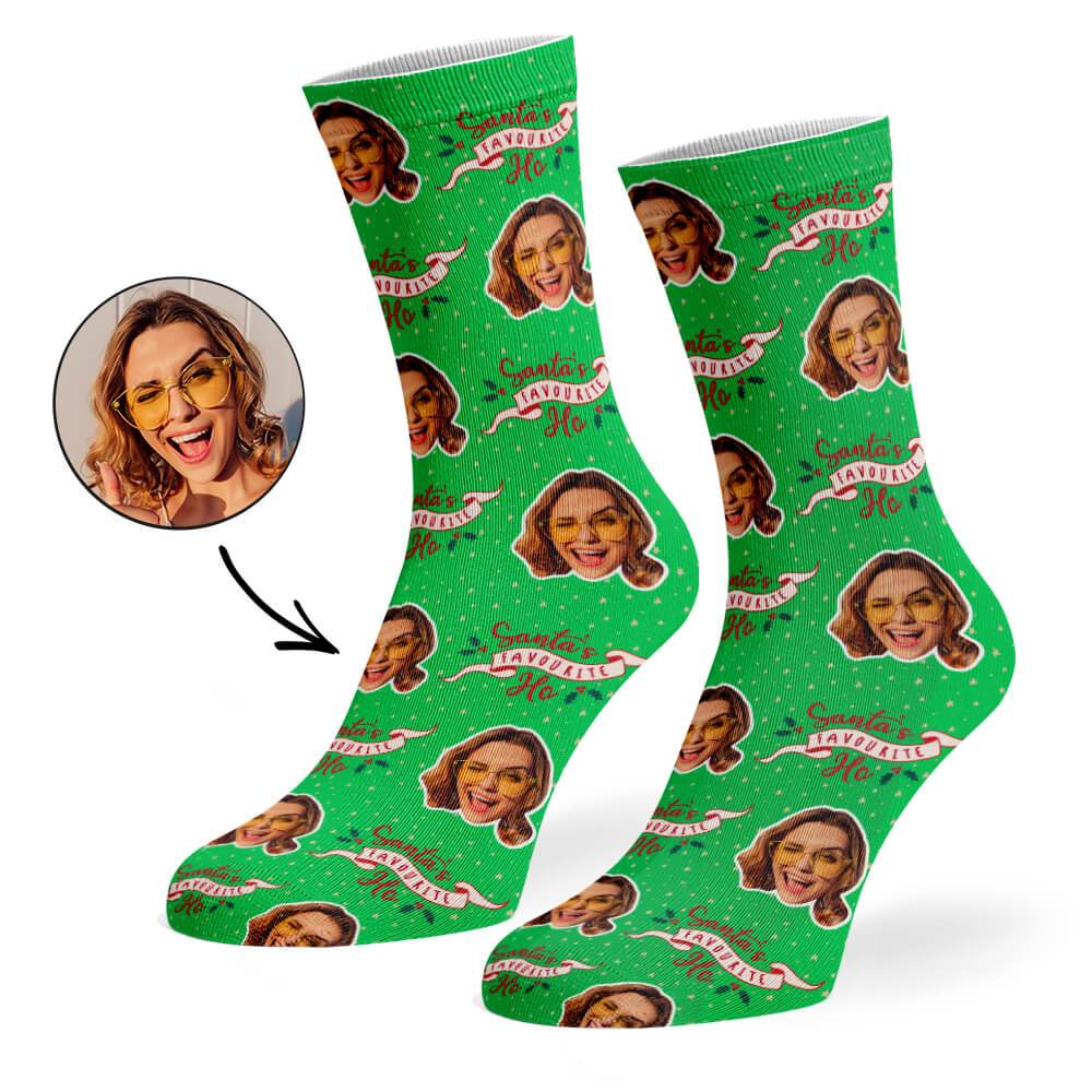 Santa's Favorite Ho Custom Socks
