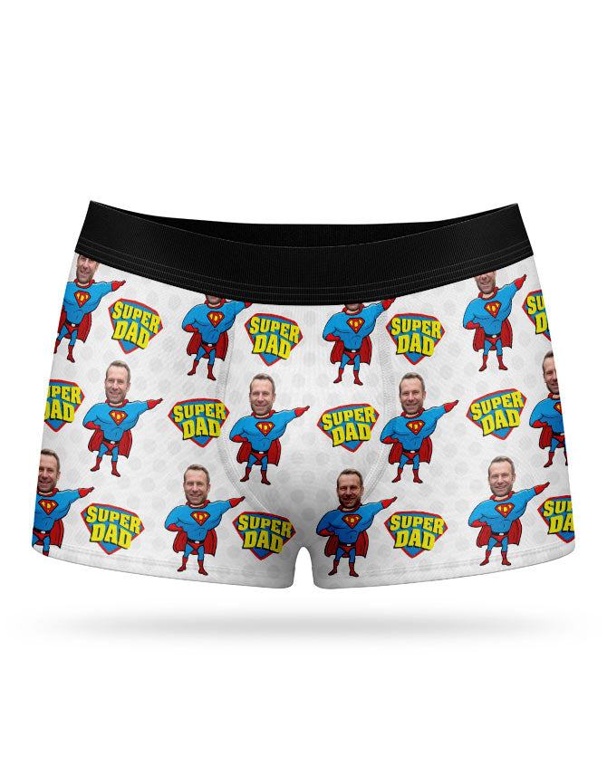 Dad Superhero Custom Boxers