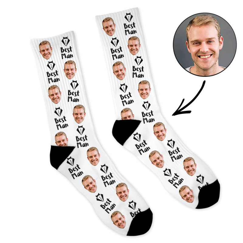 Best Man Custom Socks